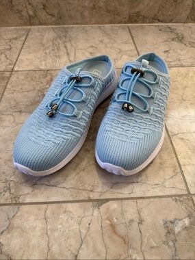 Propet Travelbound Slide Sneaker NWOT Light Blue Size 9
